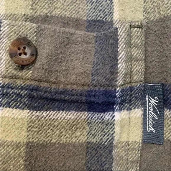 Woolrich plaid 100% cotton  flannel shirt - Picture 2 of 6